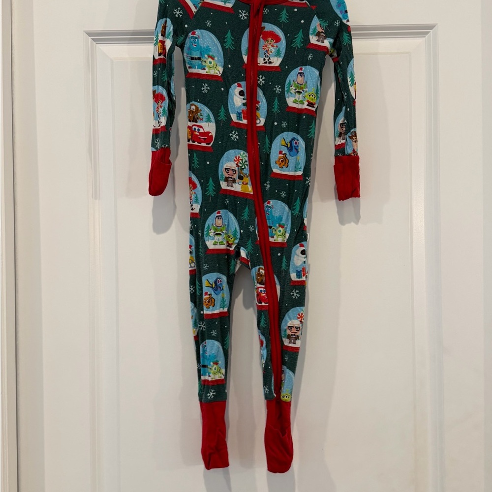 Little Sleepies Zippy in Disney Pixar Snowglobe Print